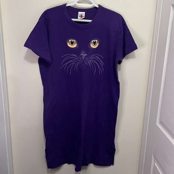 EasyWear Creepy Cat Print Lounge wear Size OS - Picture 4 of 9